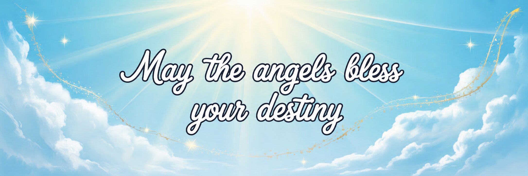 May the angels bless your destiny